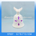 Customized white porcelain lighted reindeer with led light